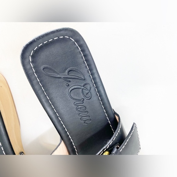 J Crew Leather Double Buckle Strap Sandal Sz 10 - Picture 5 of 6